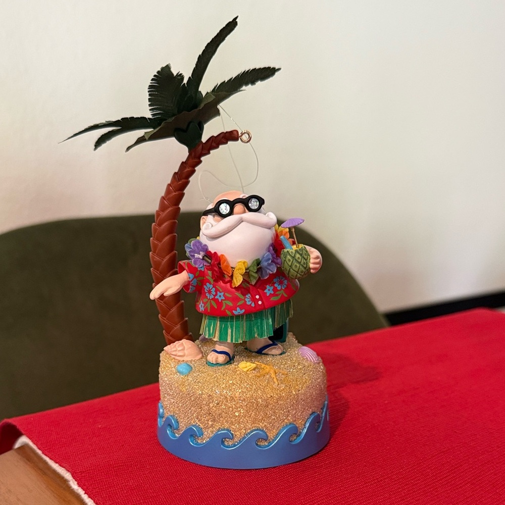 Hallmark Keepsake Santa’s Hula-day Ornament